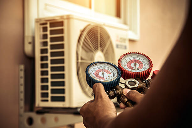 Professional Hvac Installation technician working in Argos, IN